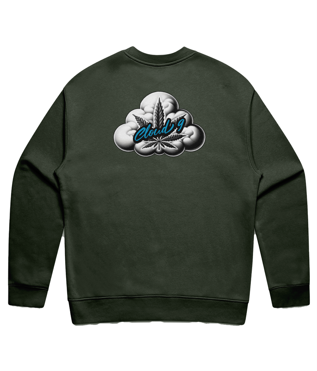 Cloud 9 Logo & Leaf Unisex Sweatshirt
