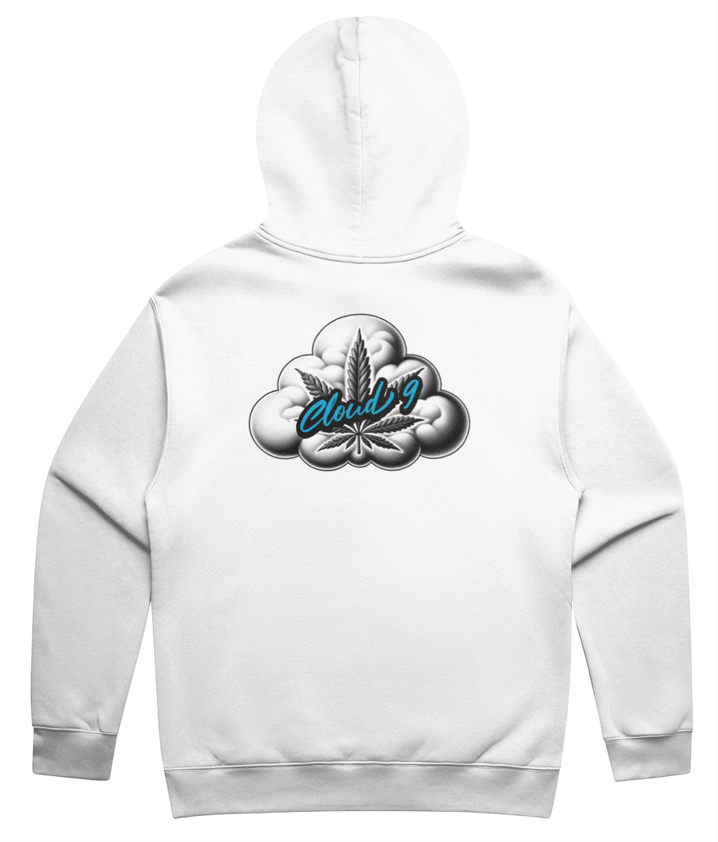 Cloud 9 Logo & Leaf Unisex Hoodie