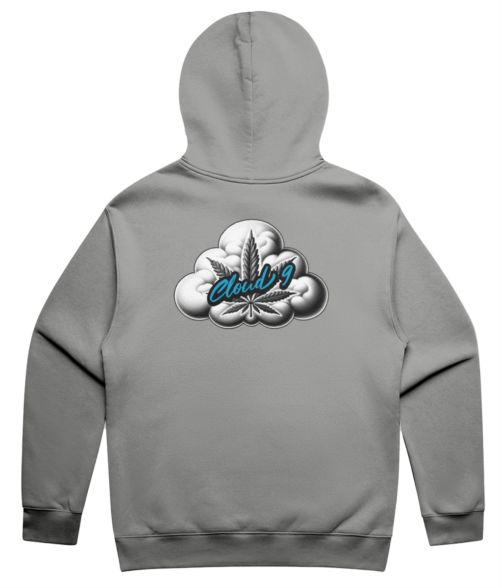 Cloud 9 Logo & Leaf Unisex Hoodie