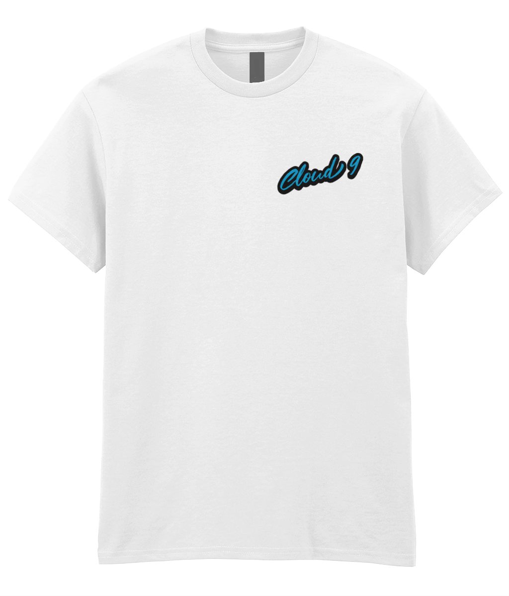 Cloud 9 Small Logo & Cloud Leaf Unisex T-Shirt