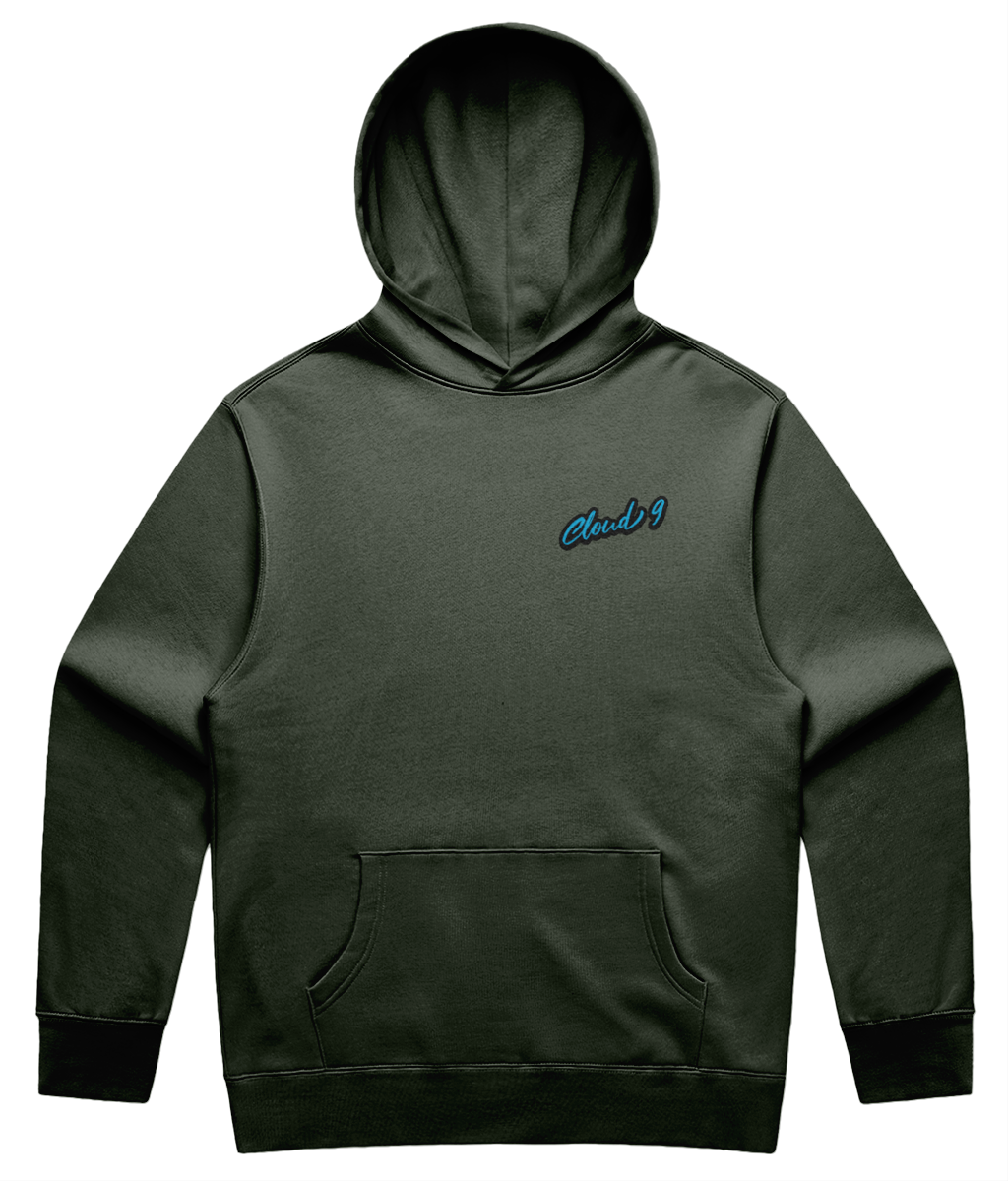 Cloud 9 Logo & Leaf Unisex Hoodie