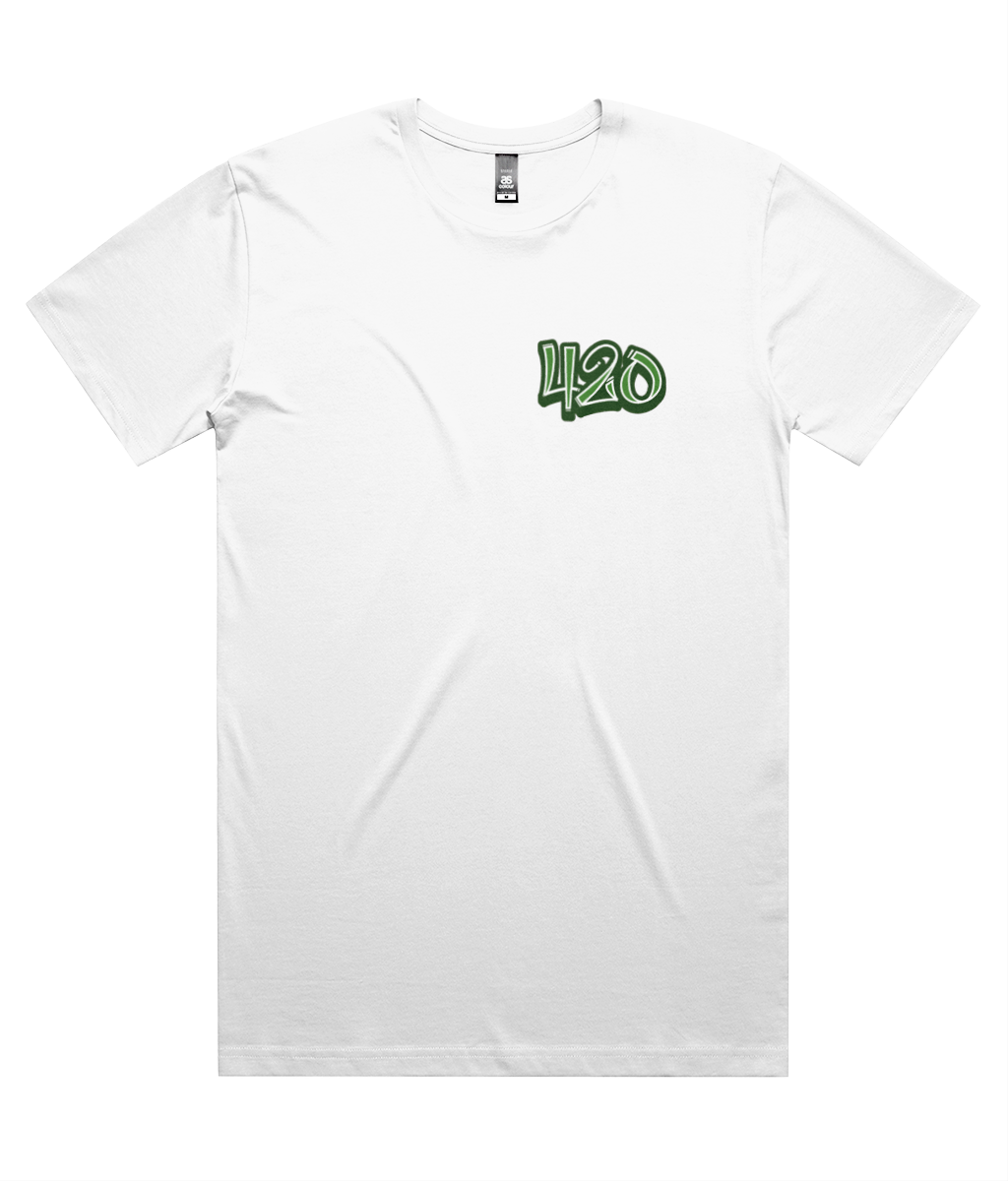 420 Brighton Green Logo Double Sided Unisex T-Shirt