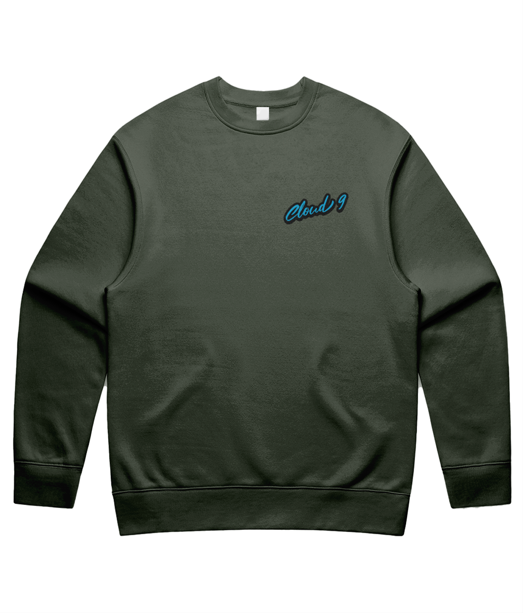Cloud 9 Logo & Leaf Unisex Sweatshirt