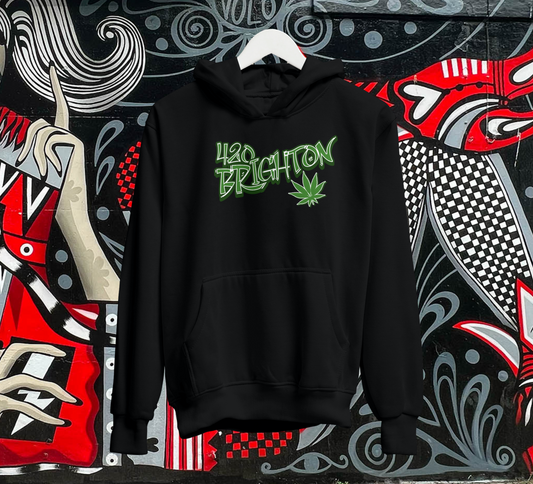 420 Brighton Green Logo Unisex Hoodie