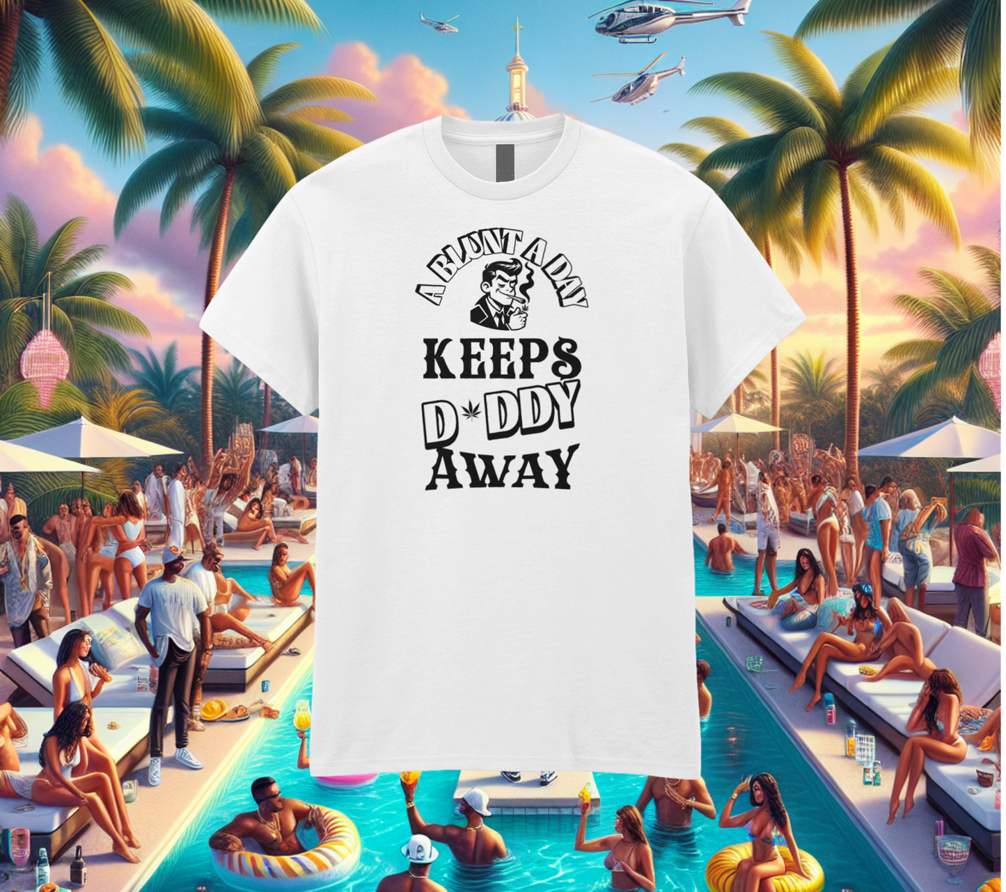 A Blunt A Day Keeps D*ddy Away Unisex T-Shirt