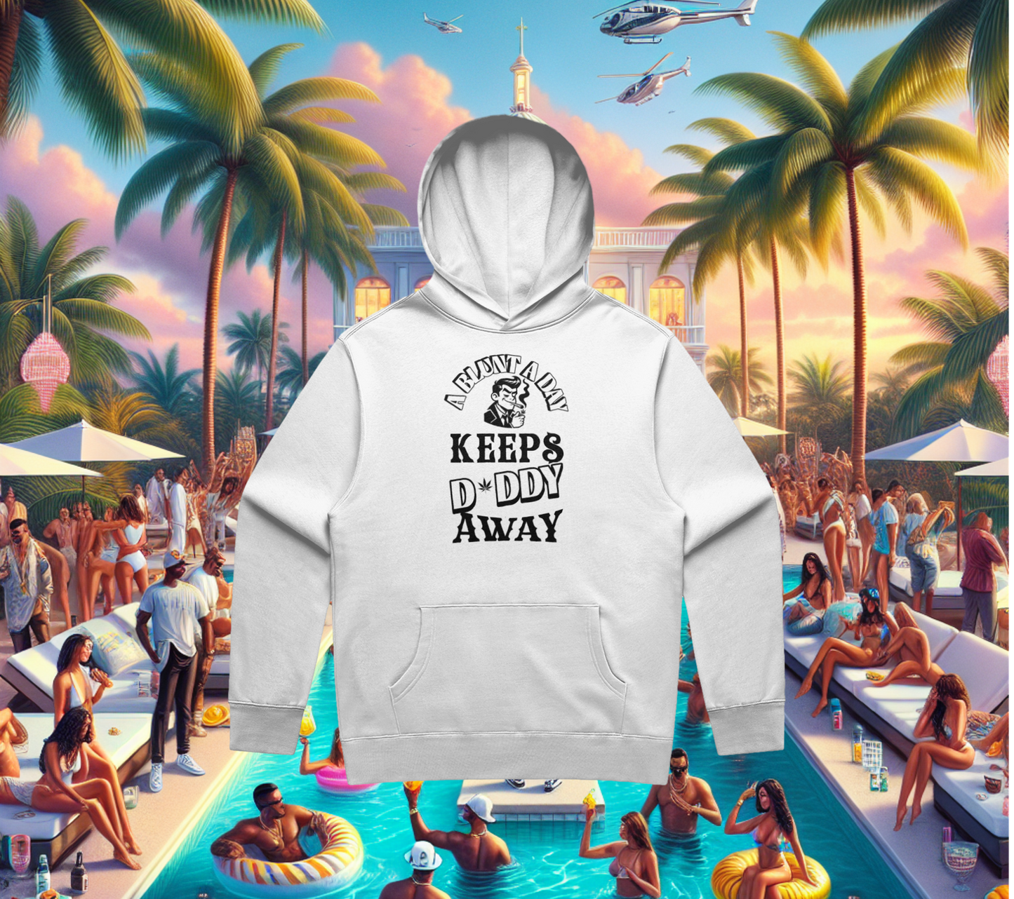 A Blunt A Day Keeps D*ddy Away Unisex Hoodie