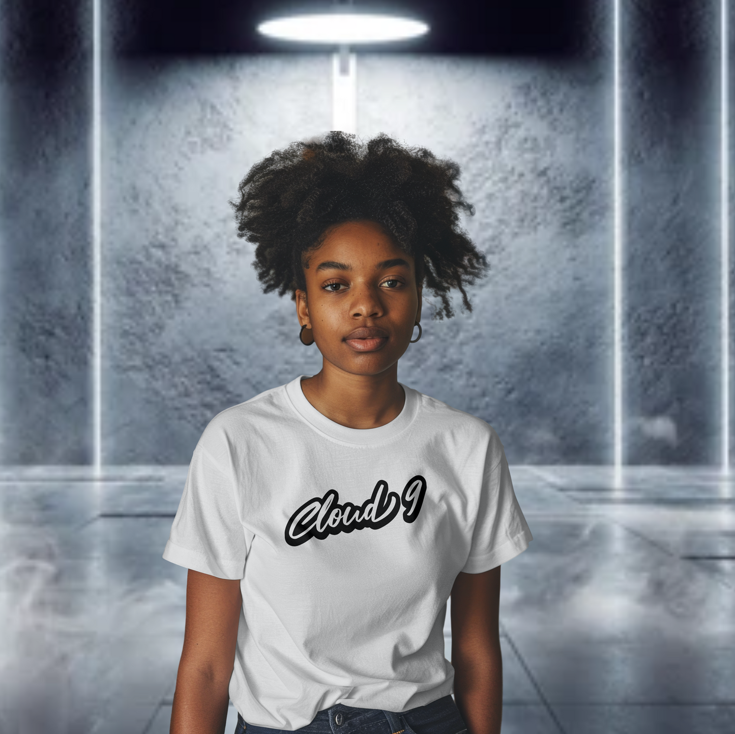 Cloud 9 White Logo Unisex T-Shirt