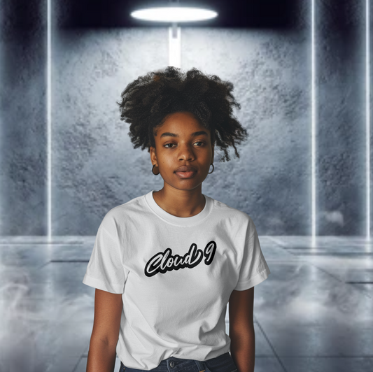 Cloud 9 White Logo Unisex T-Shirt