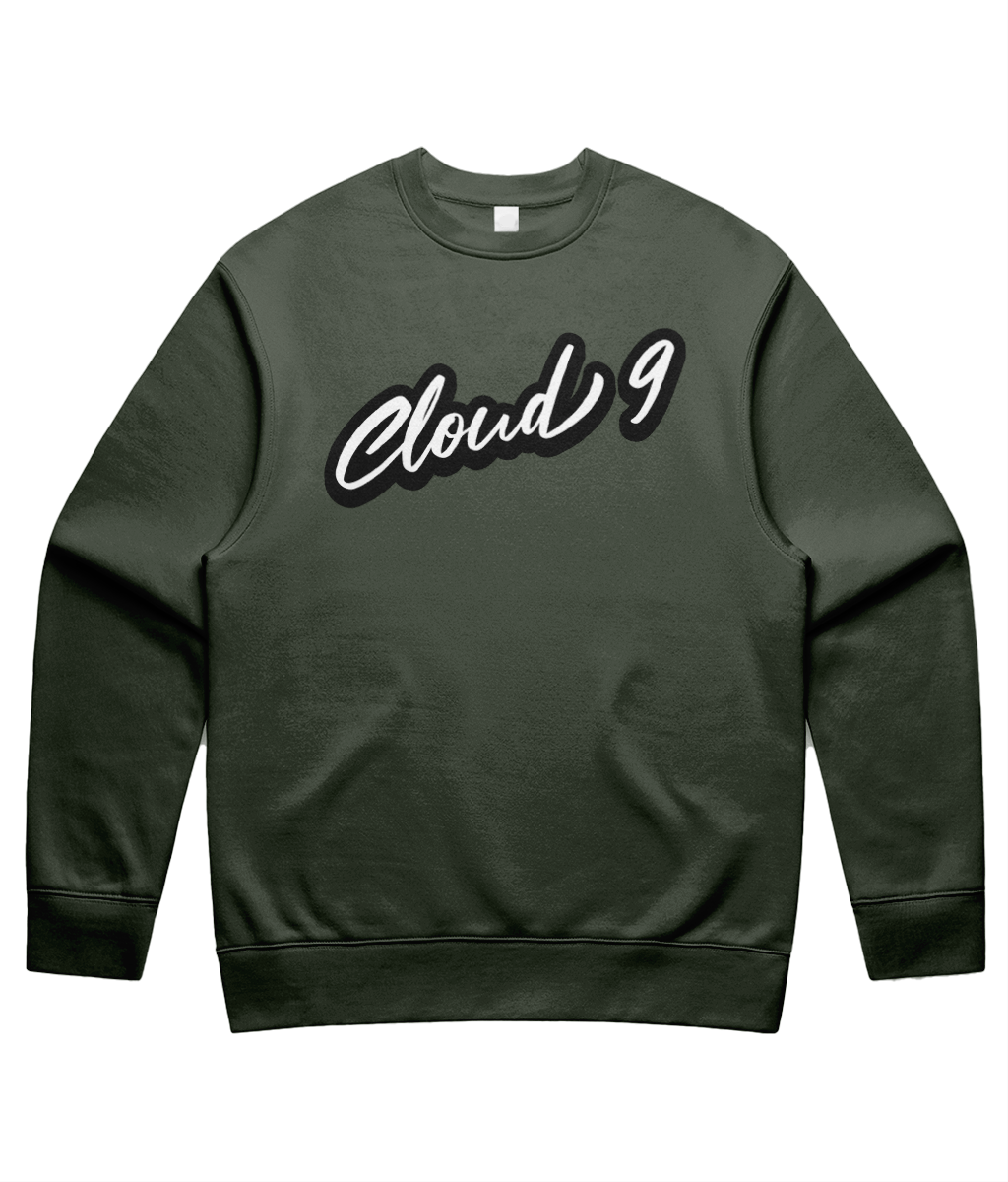 Cloud 9 White Logo Unisex Sweatshirt
