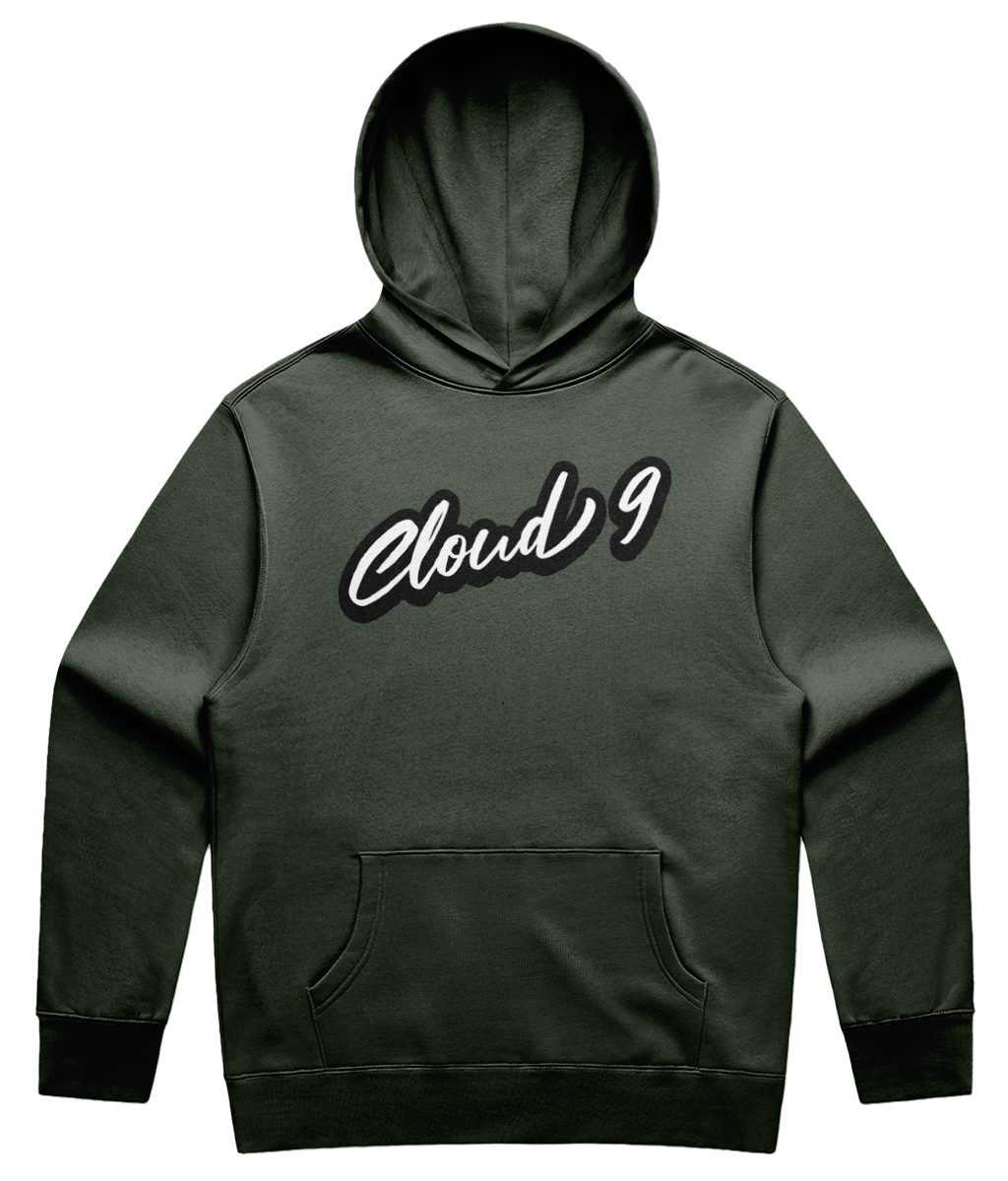 Cloud 9 White Logo Unisex Hoodie