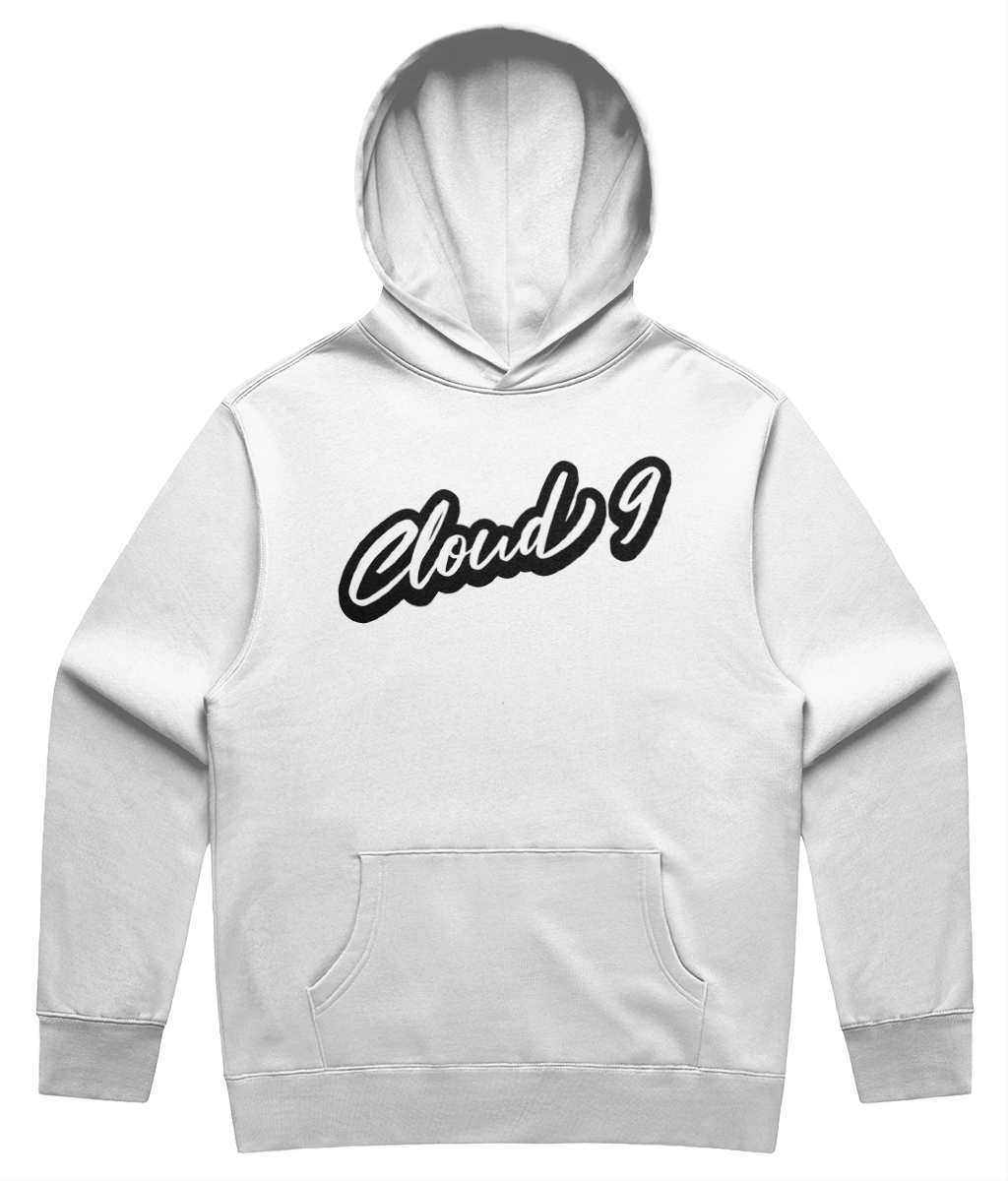 Cloud 9 White Logo Unisex Hoodie