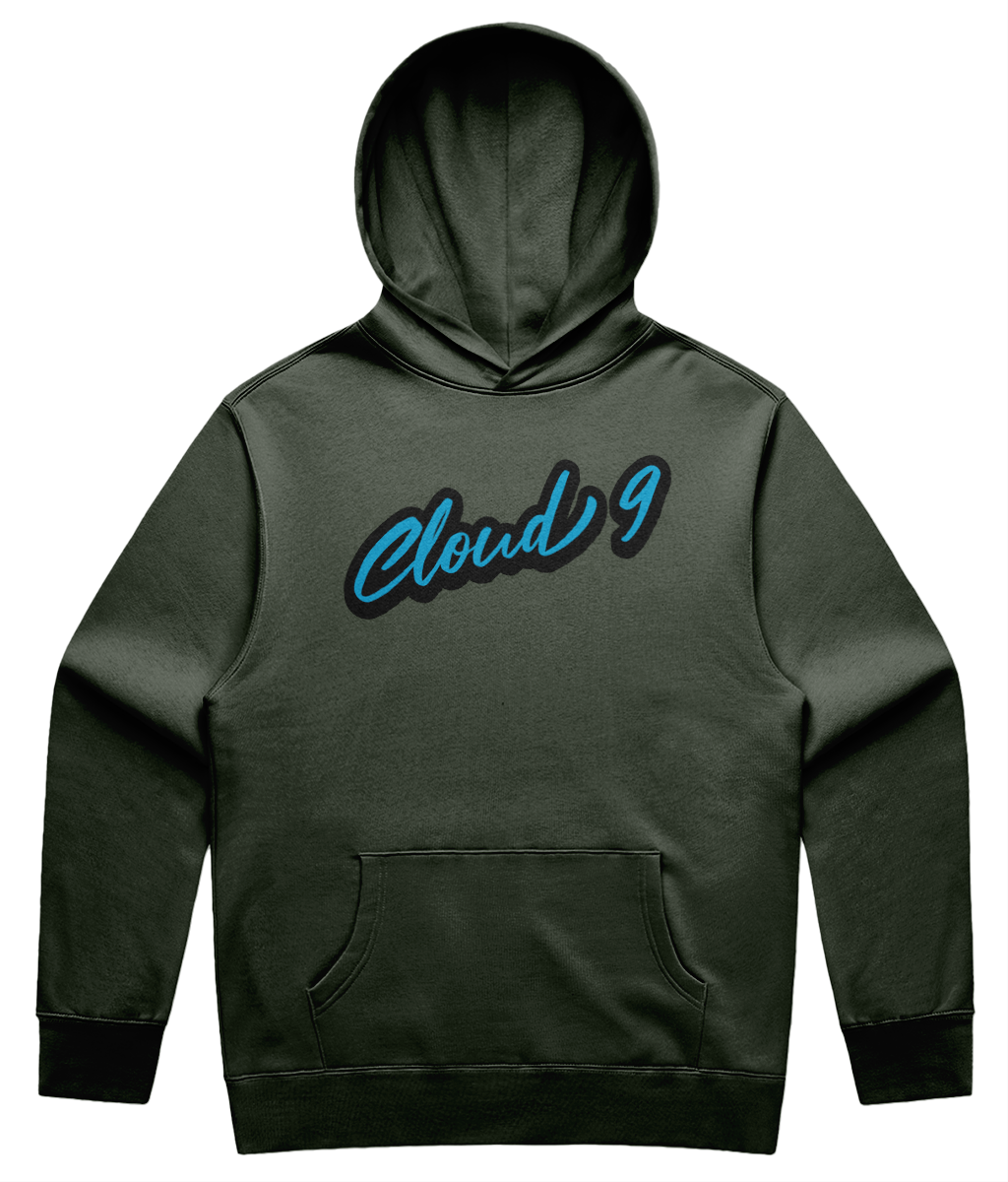 Cloud 9 Blue Logo Unisex Hoodie
