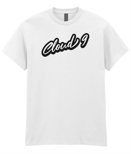 Cloud 9 White Logo Unisex T-Shirt