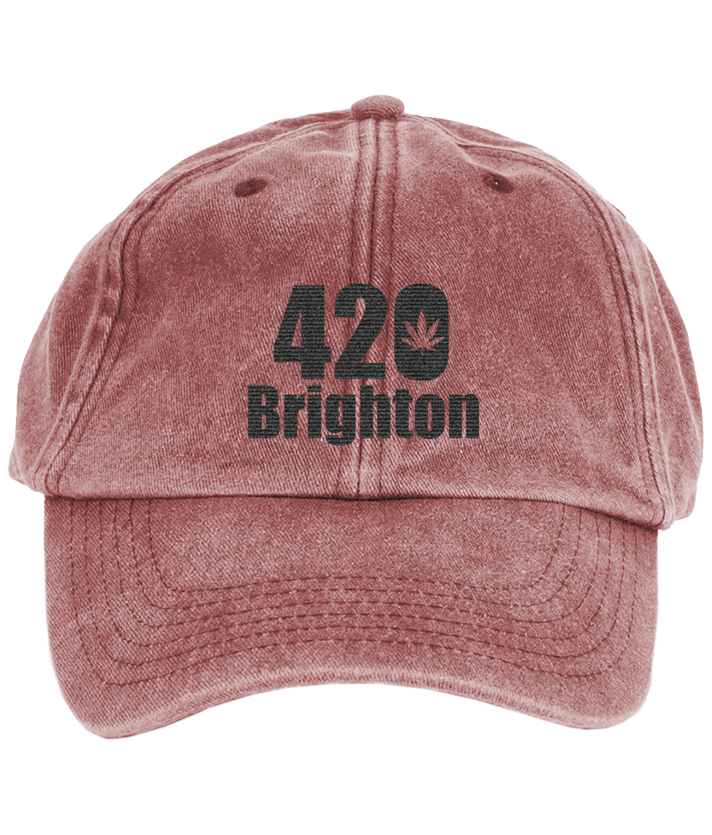420 Brighton logo Vintage Low Profile Cap