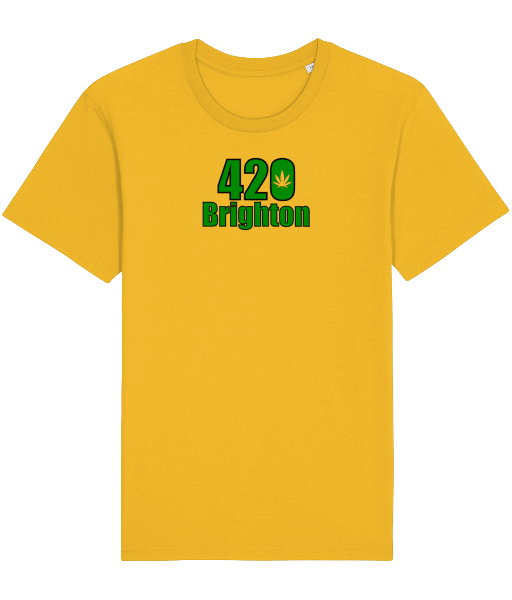 420 Brighton Green Logo Rocker T-Shirt